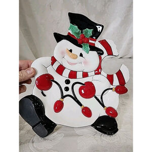 Fitz and Floyd 2006 Classics Cheers wine & Hors Doeurve Plate, Ceramic,New